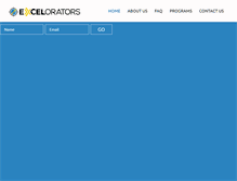 Tablet Screenshot of excelorators.com